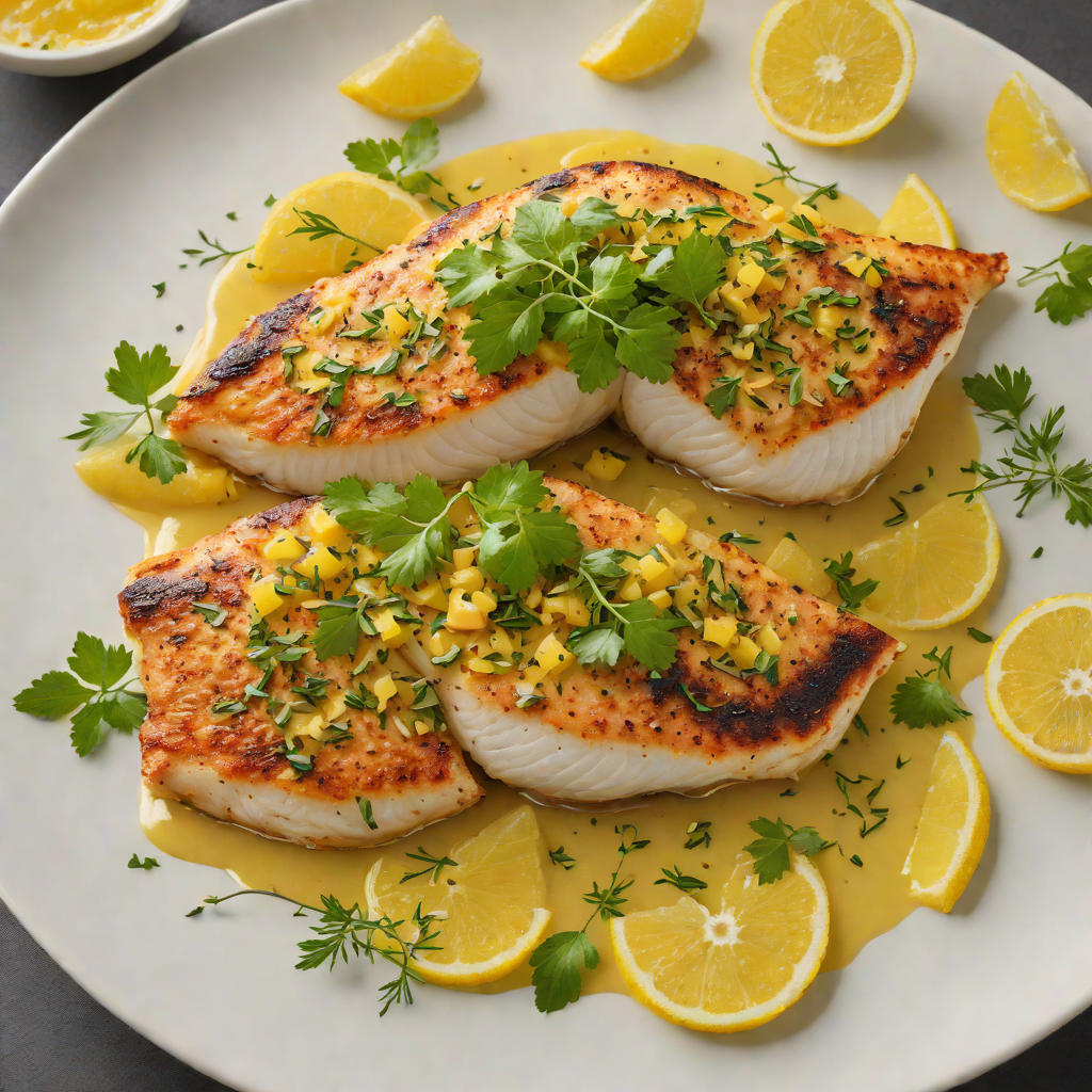 Pan-Seared Tilapia with Citrus and Herb Sauce