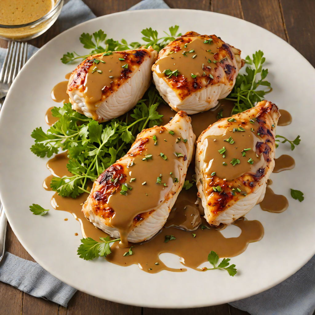 Pan-Seared Chicken with Branch County Maple-Mustard Glaze
