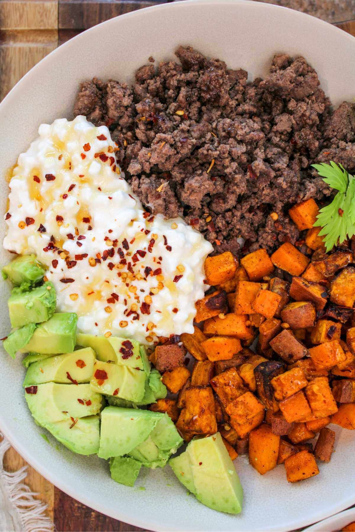 Grass-Fed Beef & Sweet Potato Power Bowl