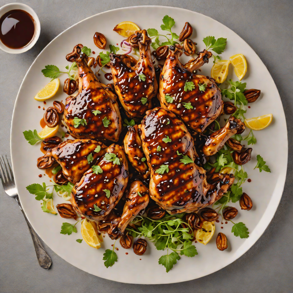 Grilled Iraqi-Inspired Chicken with Tamarind Glaze