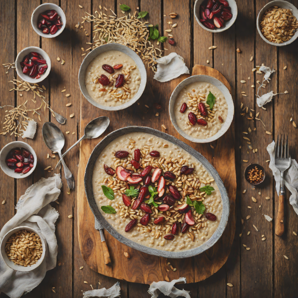 Barley and Date Porridge with Cardamom and Rose Water