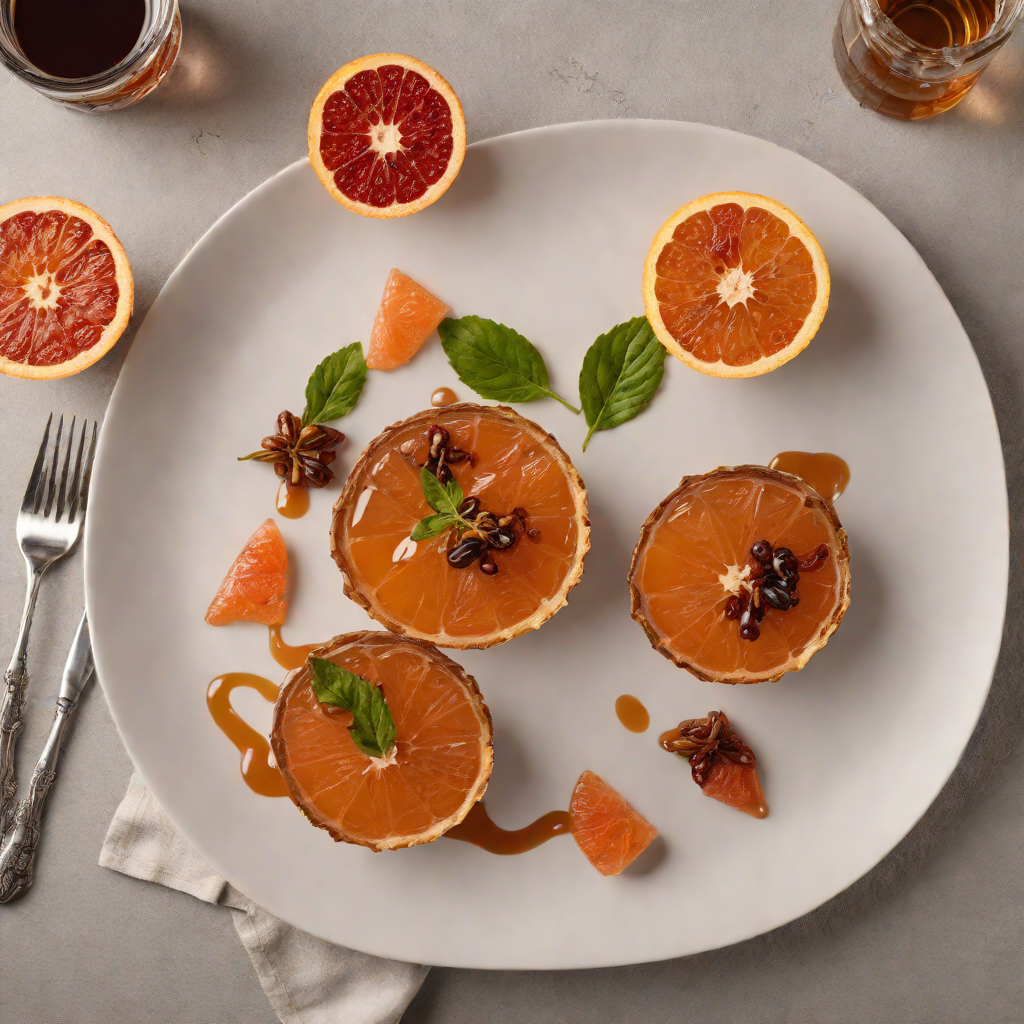 Charred Grapefruit Rye Manhattan