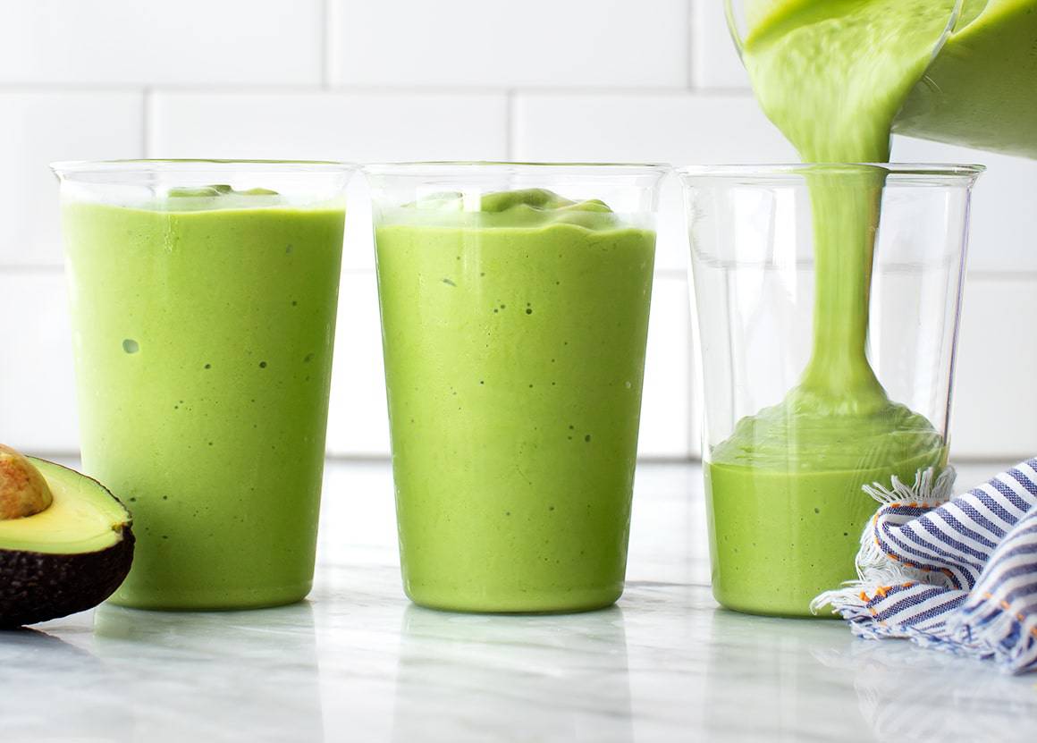Tropical Coconut Avocado Smoothie for Electrolytes