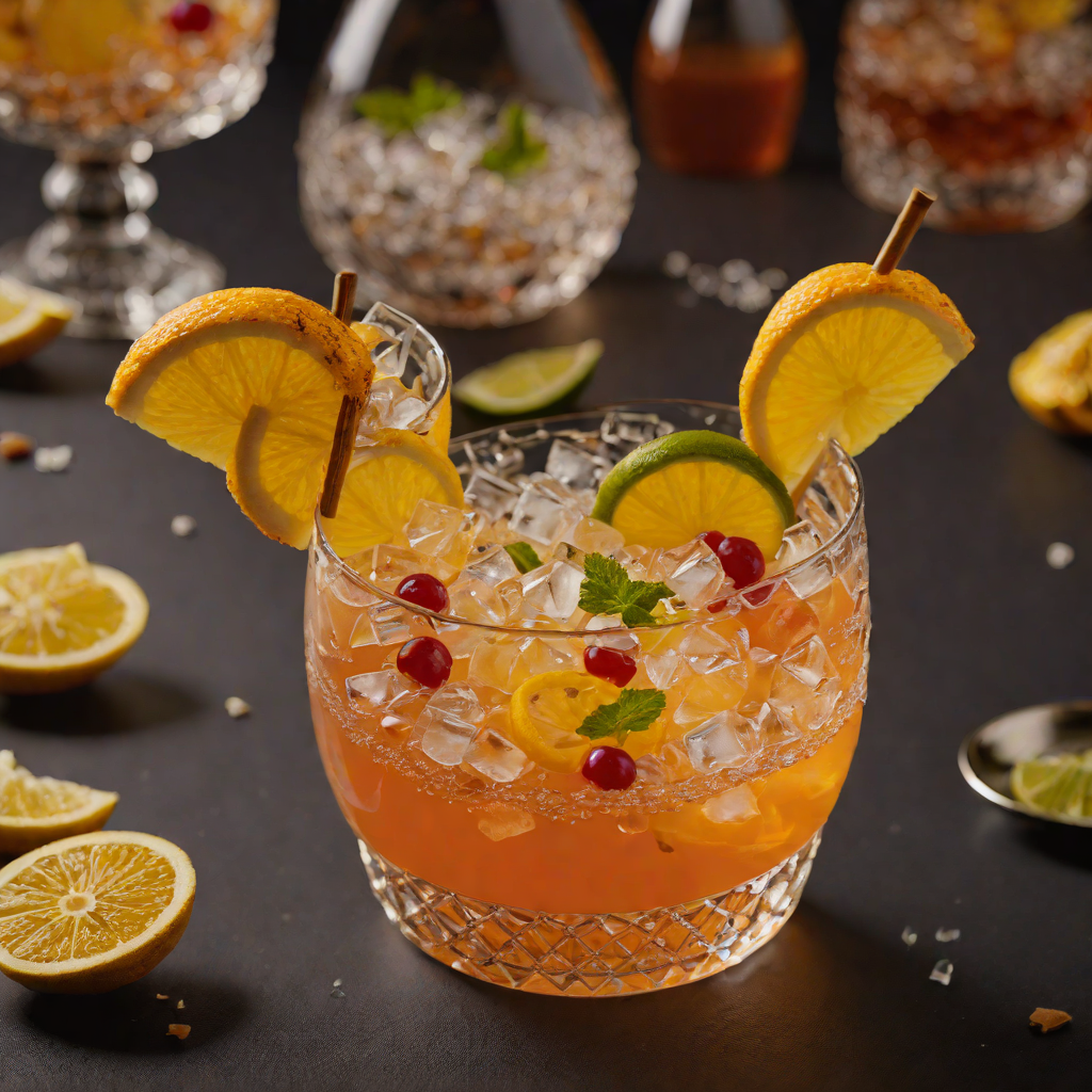 Shell Script Spiced Rum Punch