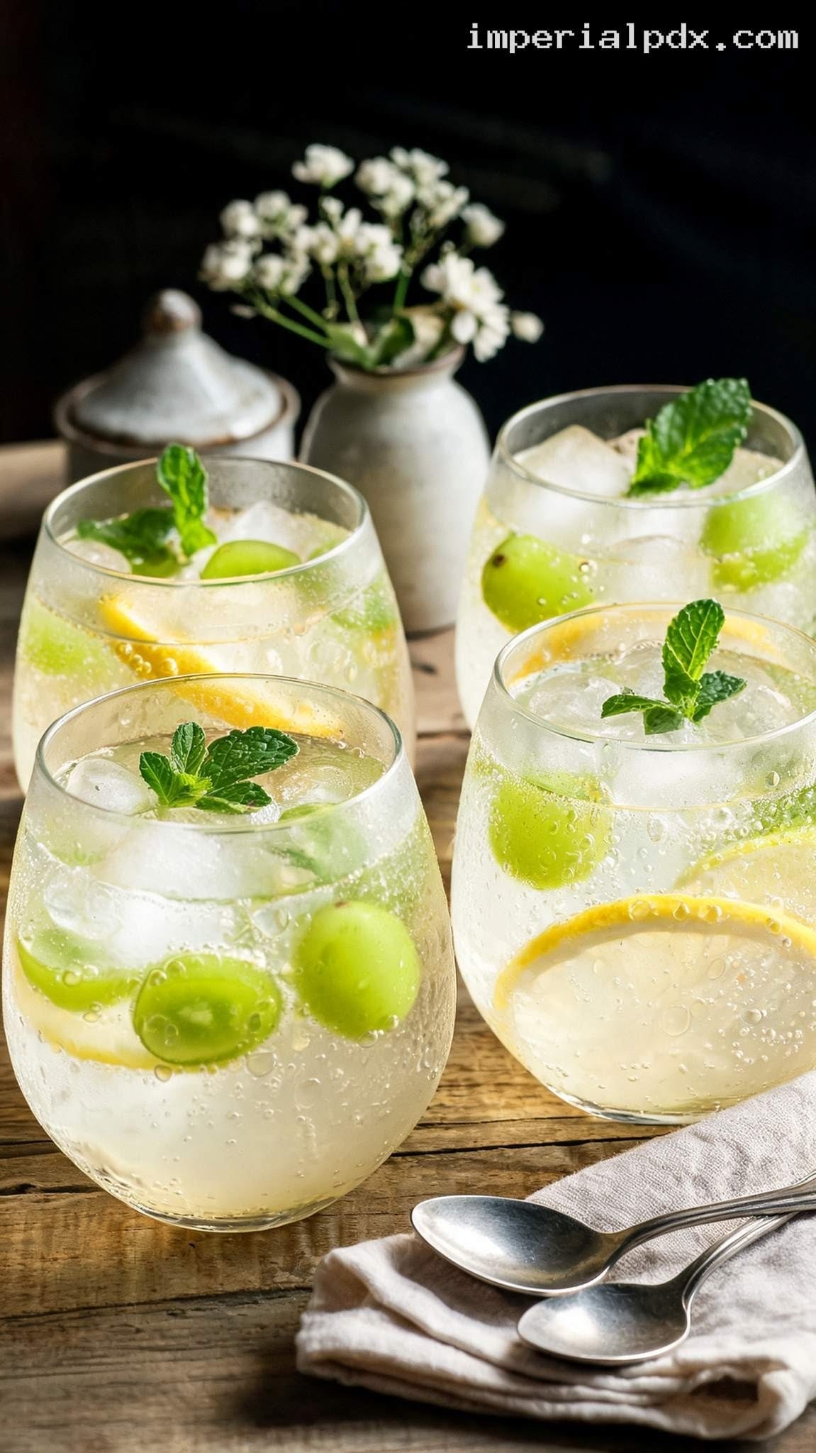 Sparkling Herbal Citrus Spritz
