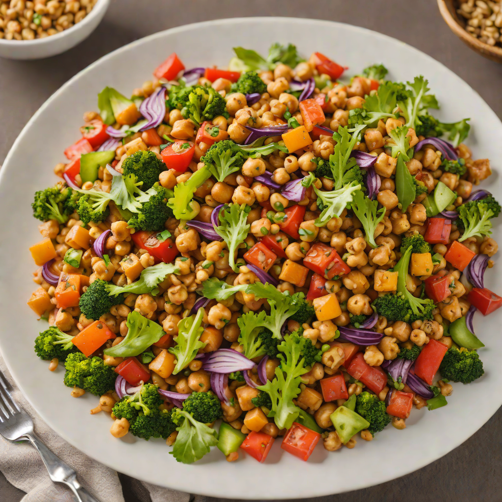 Spiced Adventure-Inspired Chickpea and Vegetable Stir Fry