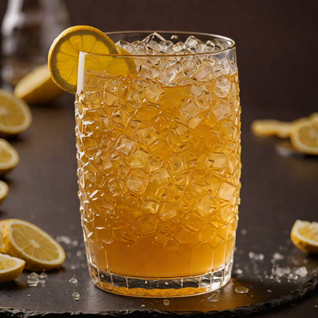 Sweet Bourbon and Ginger Beer Highball