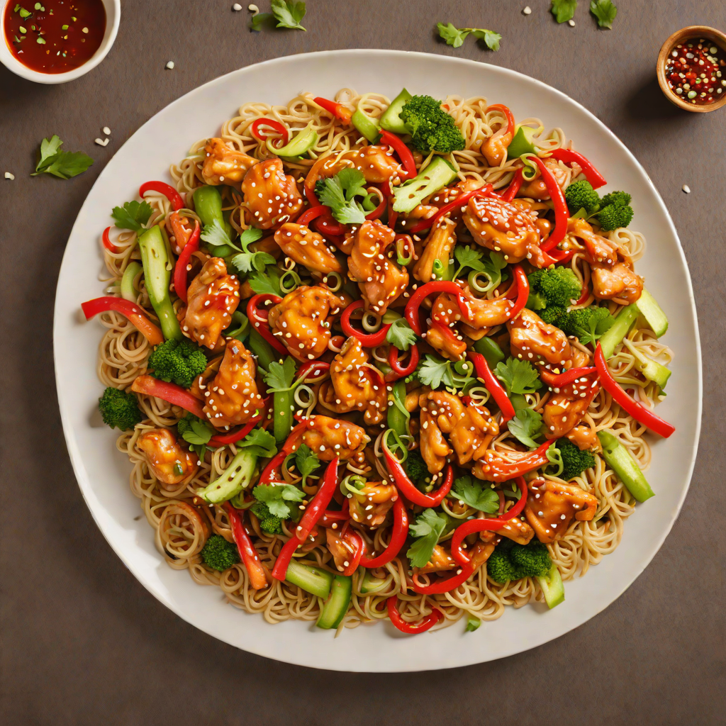 Game-Inspired Spicy Sriracha Chicken Stir-Fry