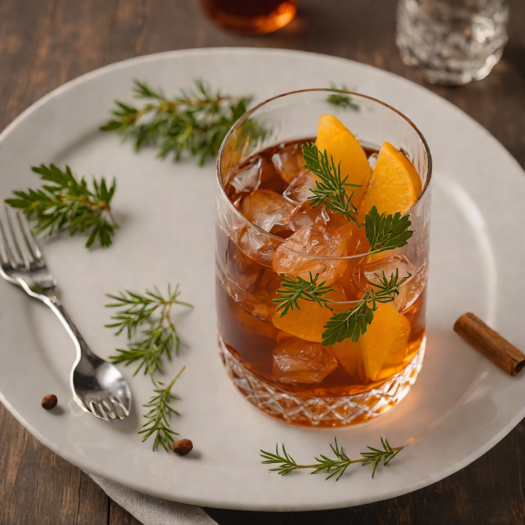 Smoky Cedarwood Old Fashioned