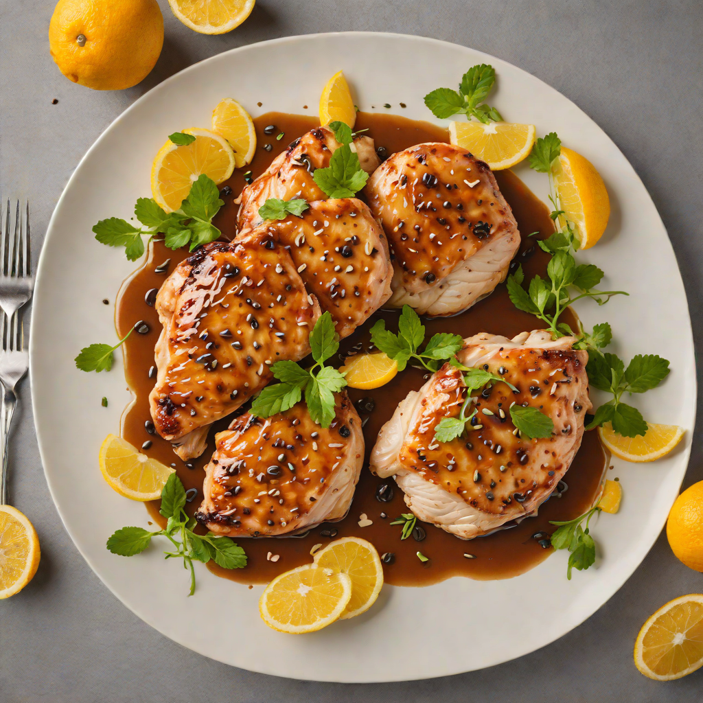 Pan-Seared Chicken with Citrus and Black Pepper Glaze