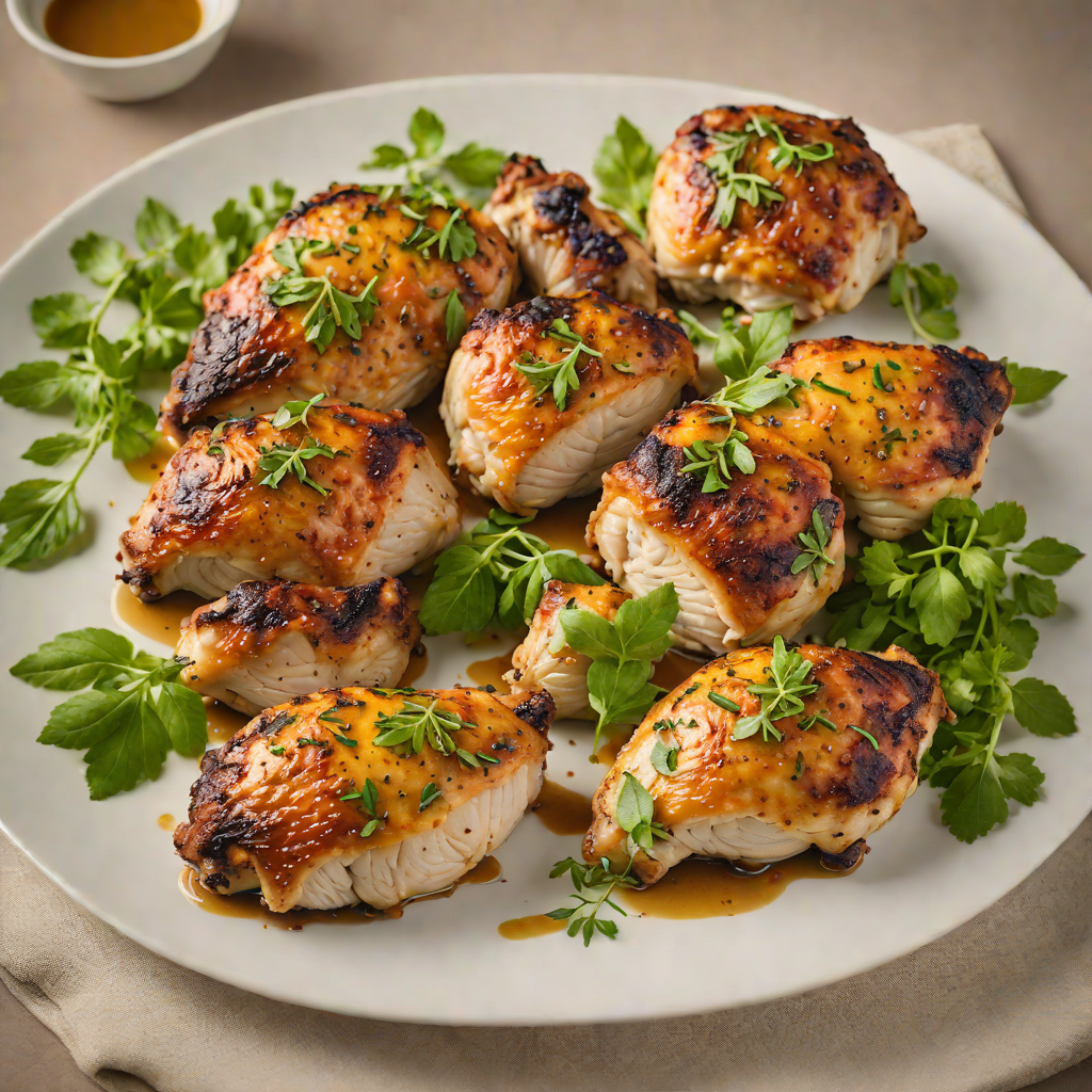 Baked Mediterranean Herb-Rubbed Chicken Thighs
