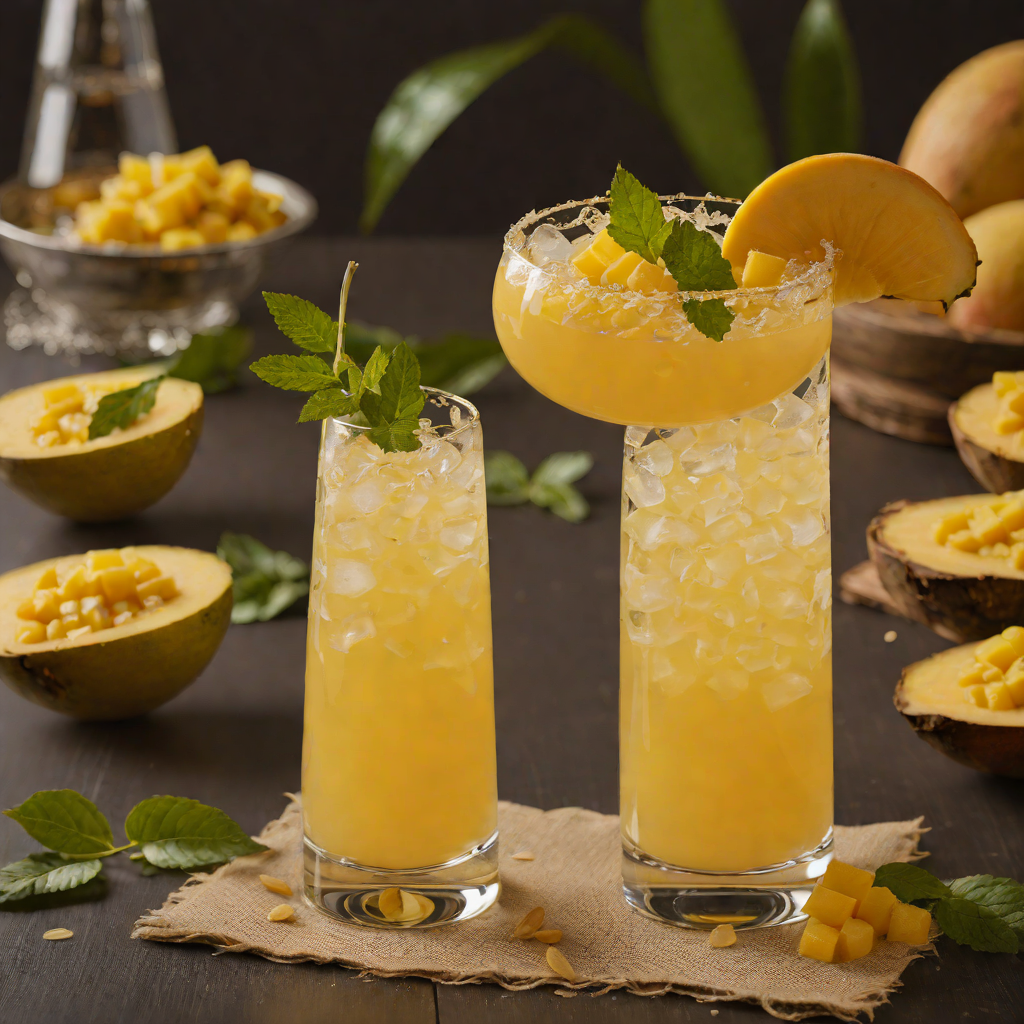 Tropical Mango Vanilla Rum Cooler