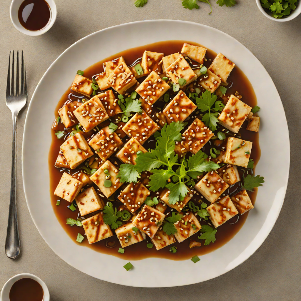 Stir-Fried Tofu with Lumbar-Inspired Ginger-Garlic Sauce