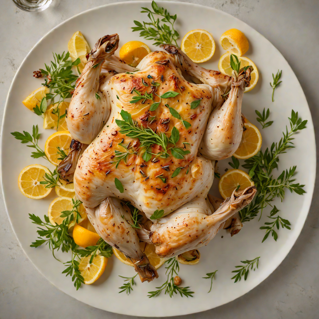 Venus Flycatcher-Inspired Citrus and Herb Roasted Chicken
