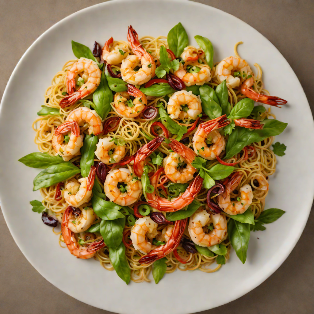Pitcher Plant-Inspired Sweet and Spicy Shrimp Stir Fry