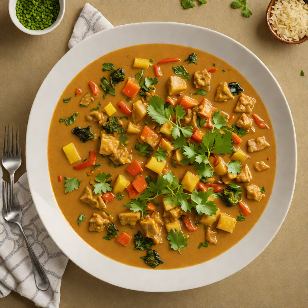 Simmered Aincrad Vegetable Curry with Coconut Milk