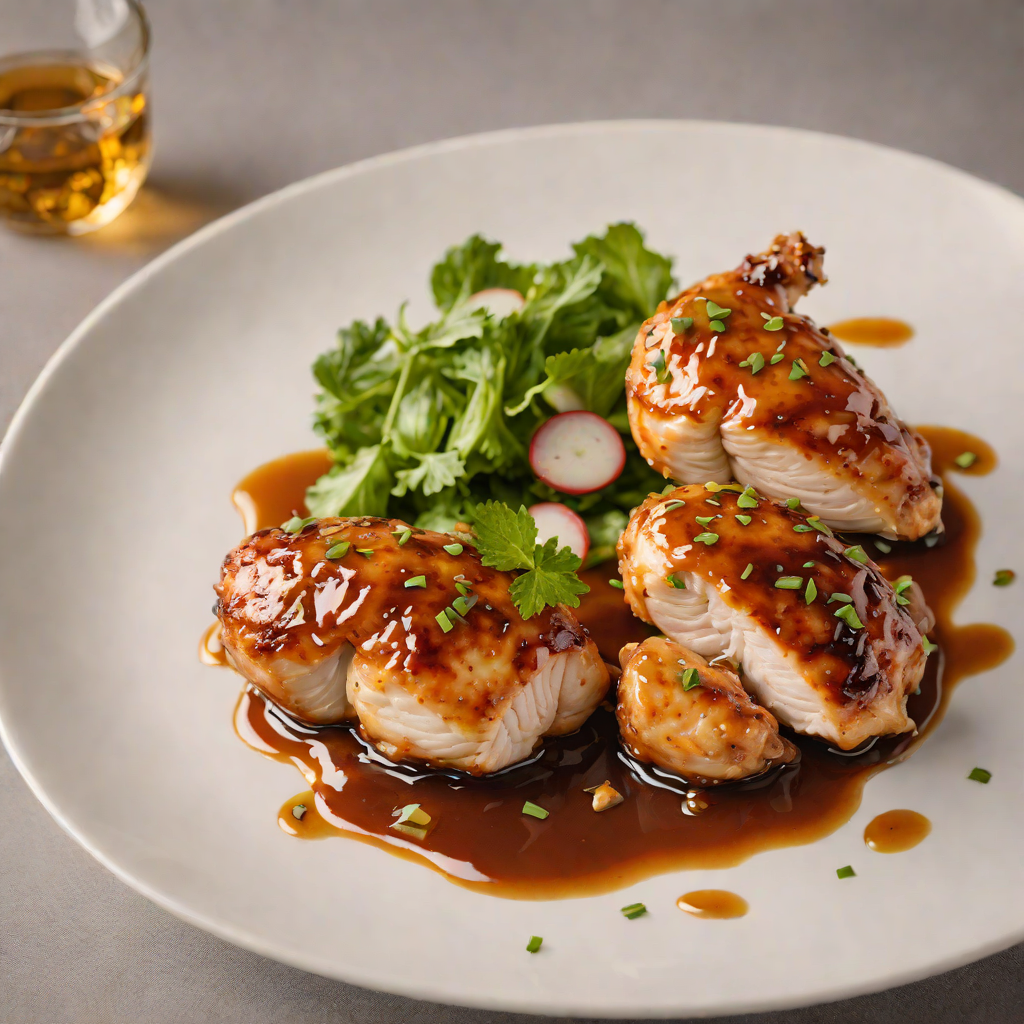 Pan-Seared Chicken with Spiced Bon Bon Market Honey Glaze