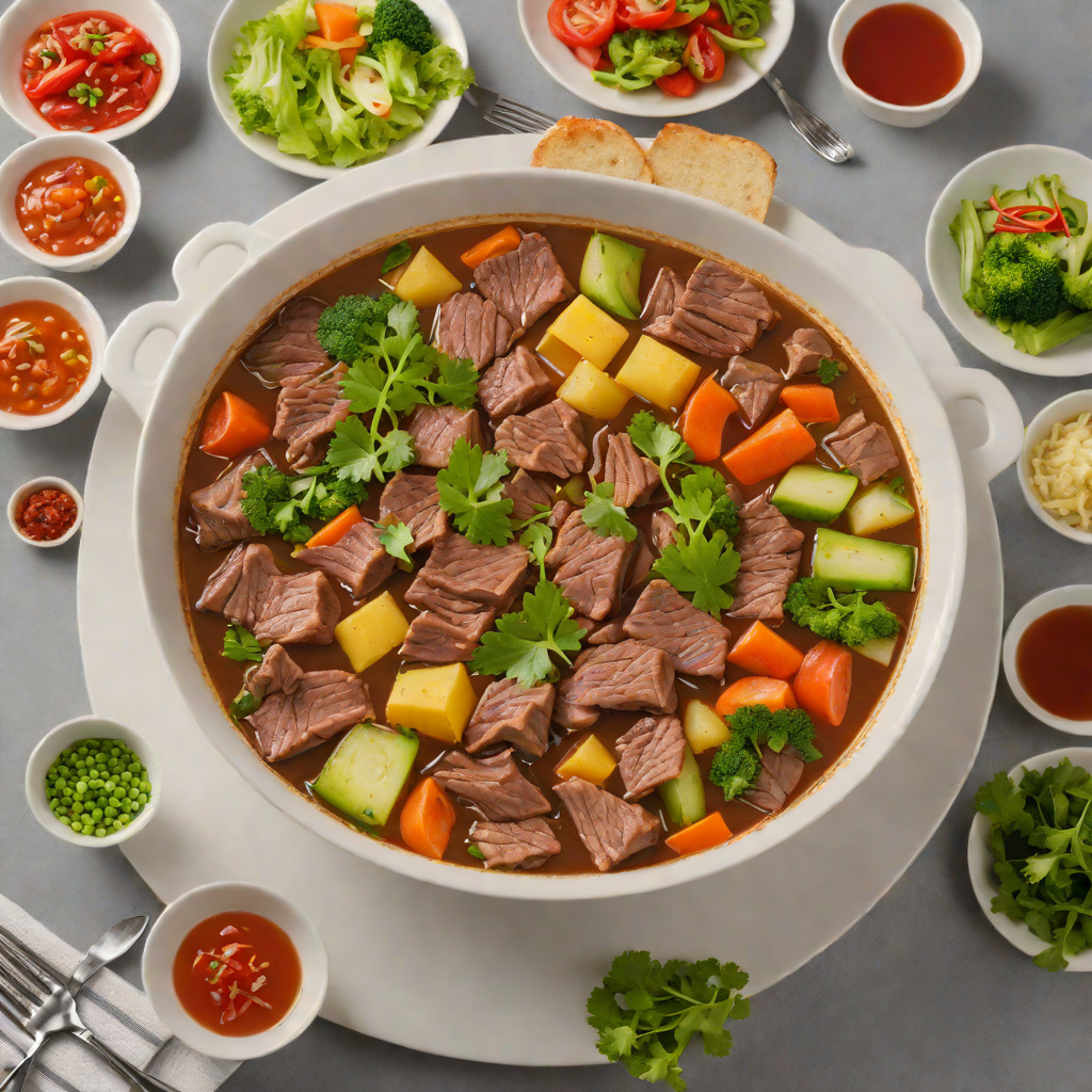 Instant Self-Heating Hot Pot with Beef and Vegetables