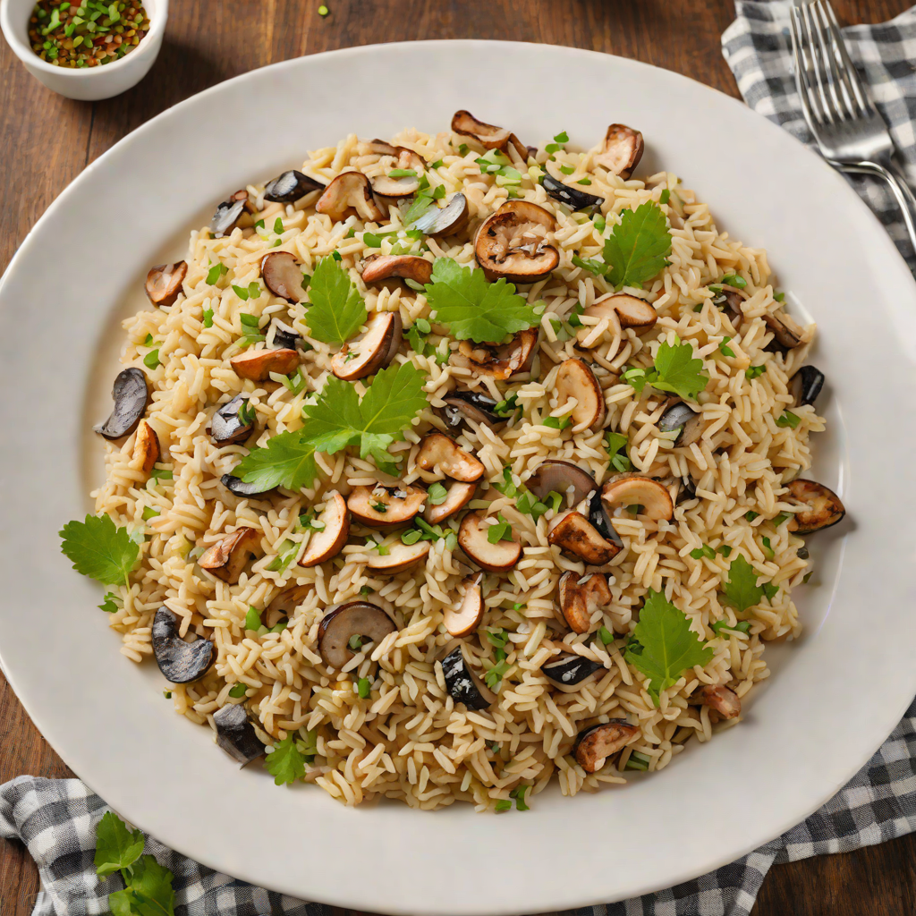 Classic Italian Creamy Mushroom Risotto