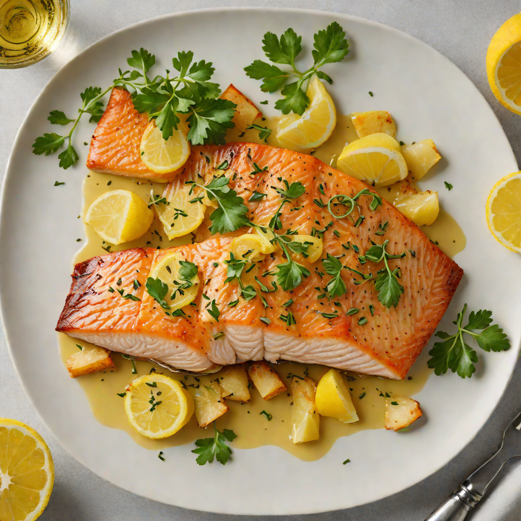 Pan-Seared Arctic Char with North-Spiced Lemon Butter