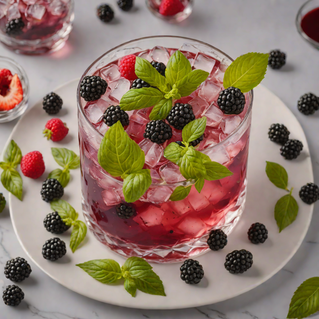 Vodka Basil Blackberry Smash