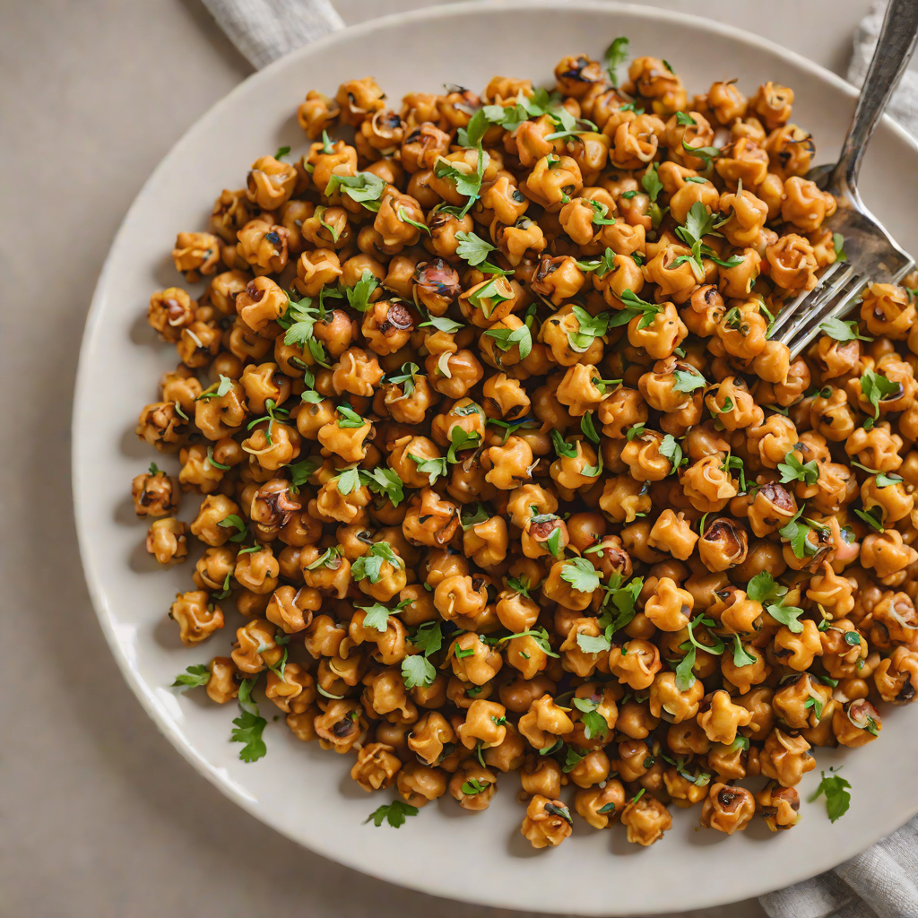 Skillet Roasted Chickpeas with Smoked Paprika and Garlic