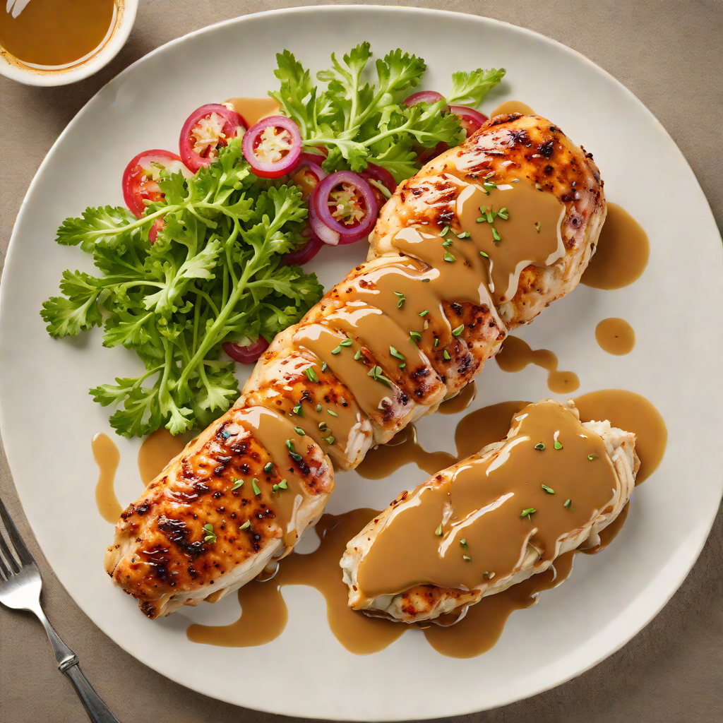 Pan-Seared Chicken with Honey-Spiced Mustard Glaze