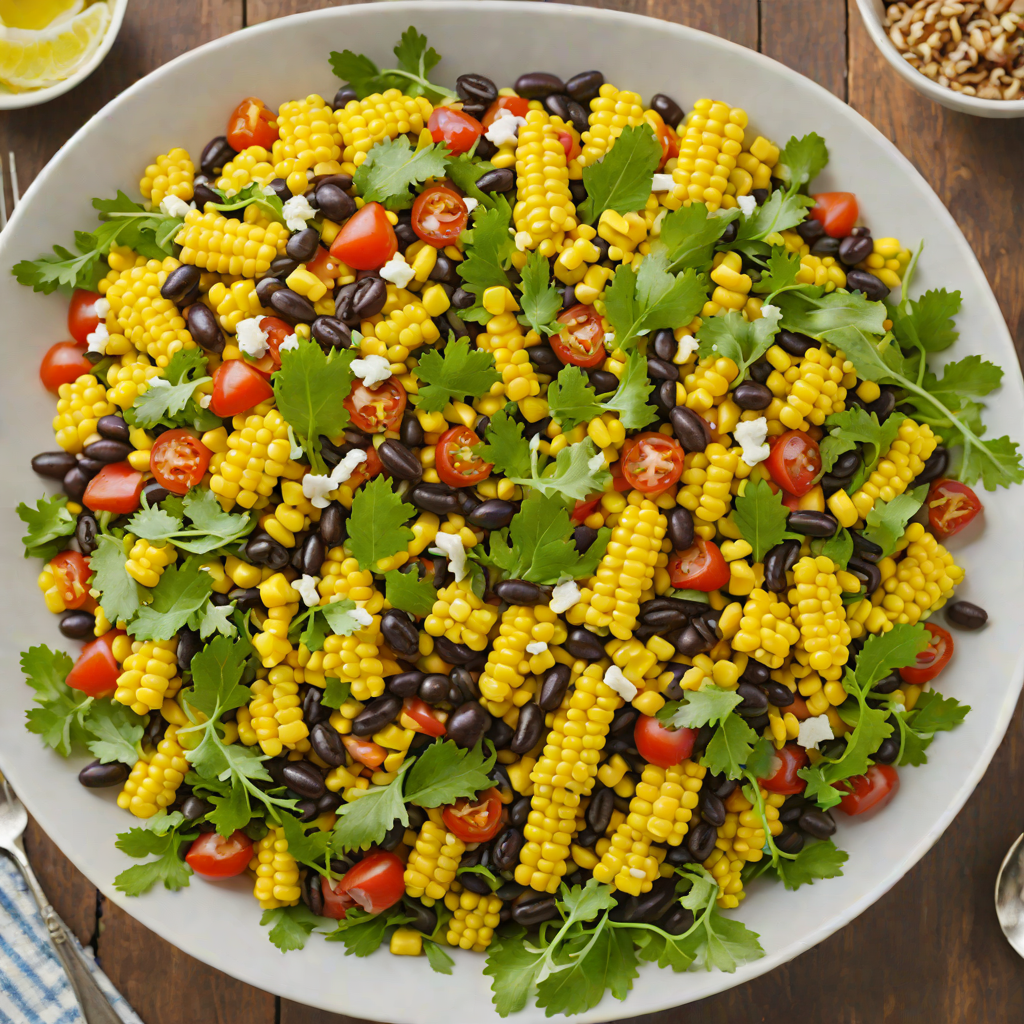 You Seminar-Inspired Sweet Corn and Black Bean Salad