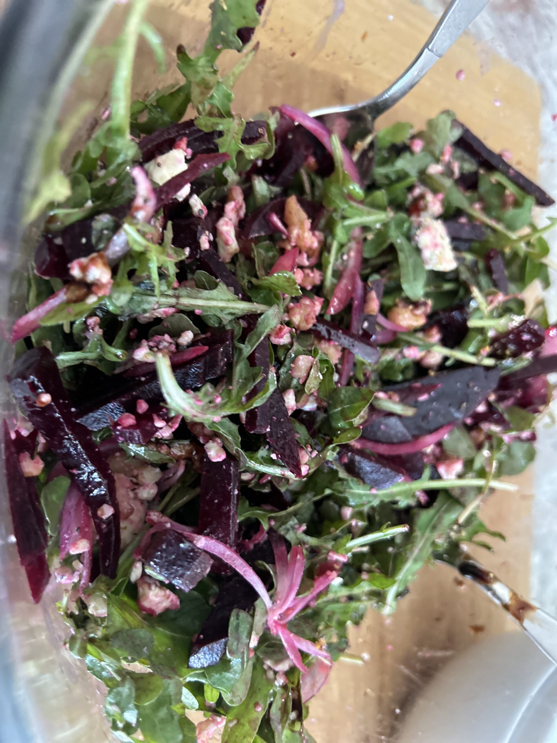 Aperol-Citrus Vinaigrette with Roasted Beets and Arugula