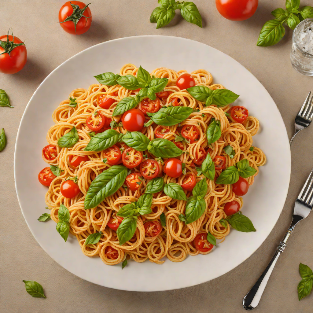 Blossom-Inspired Spicy Tomato Pasta with Basil