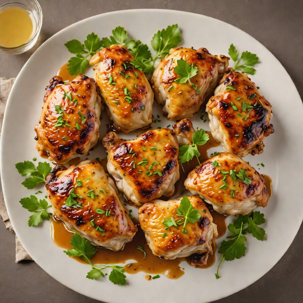 Buttery Garlic Chicken Thighs with Crispy Skin