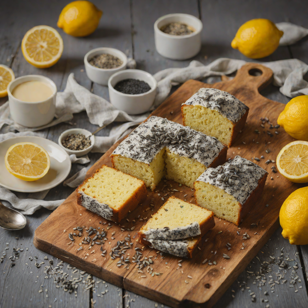 One-Bowl Lemon Yogurt Cake with Poppy Seeds