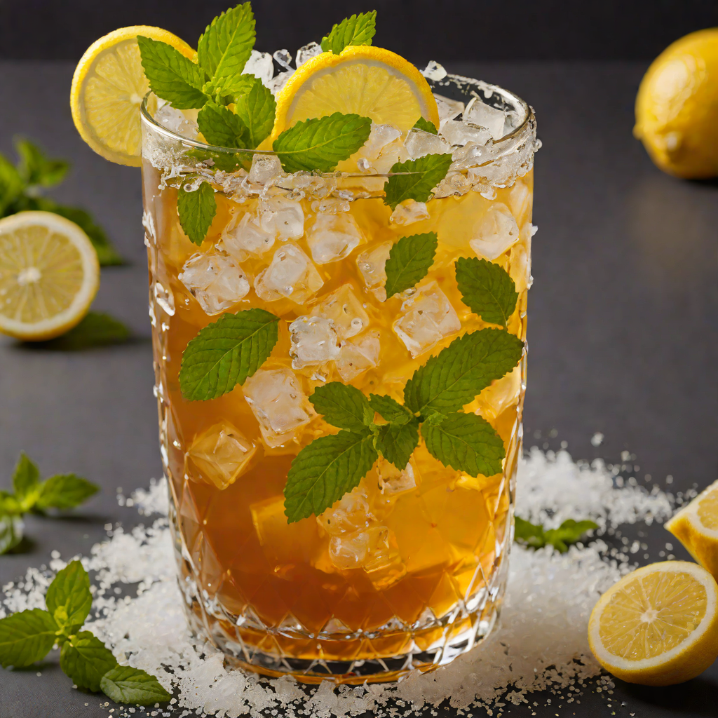 Mint and Lemon Iced Tea