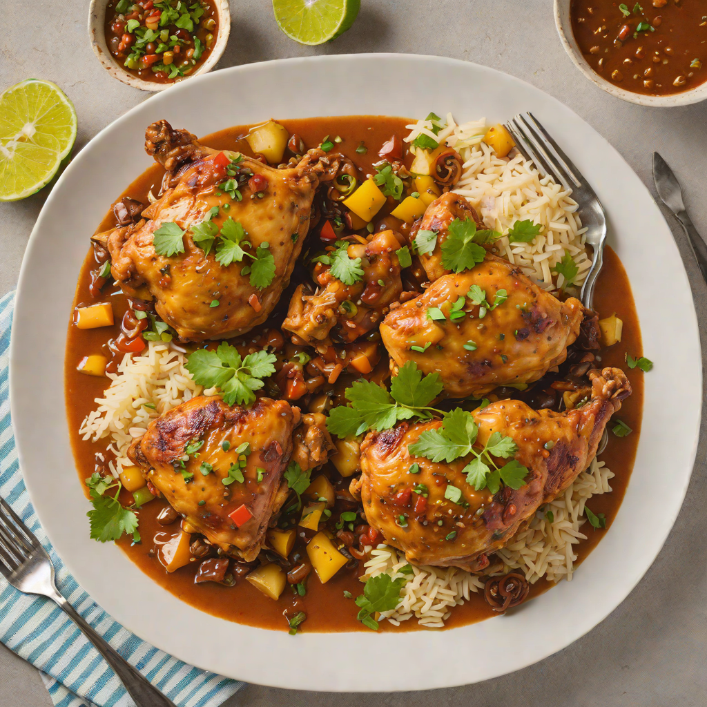 Puerto Rican-Style Pollo Guisado with Sofrito