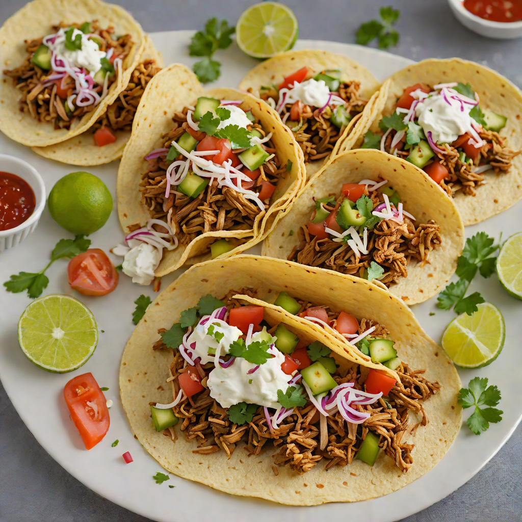 Smoky Sofrito-Infused Pulled Pork Tacos