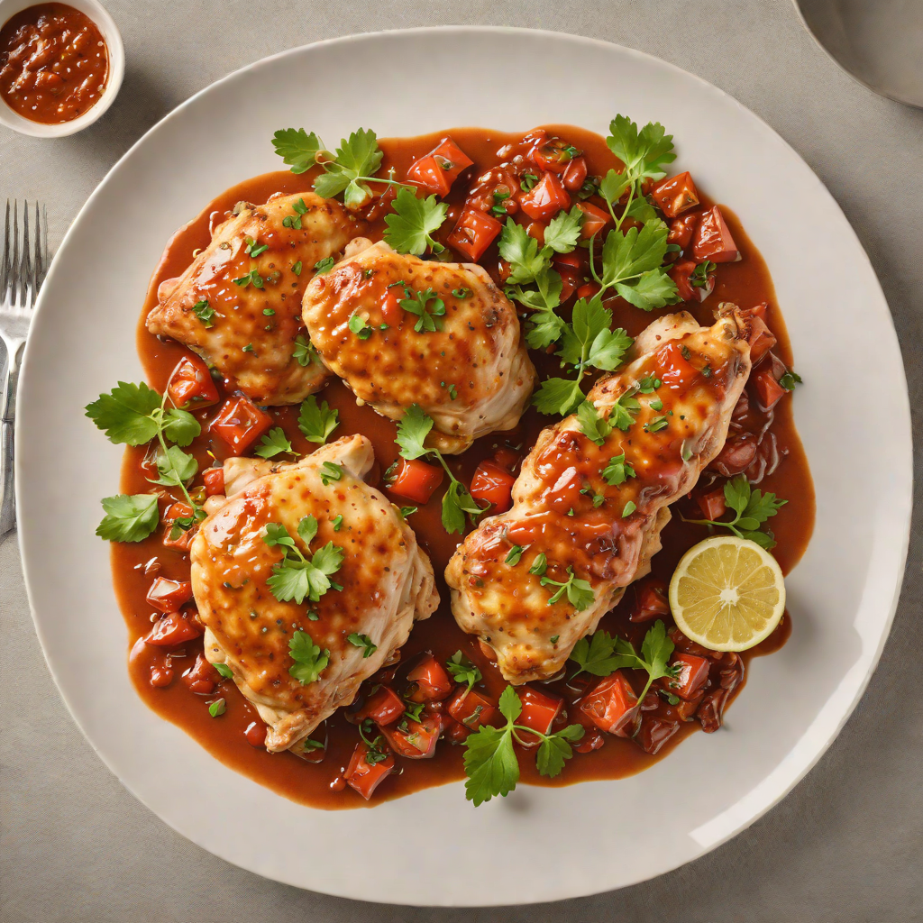 Pan-Seared Chicken with Spicy Tomato and Smoked Paprika Sauce