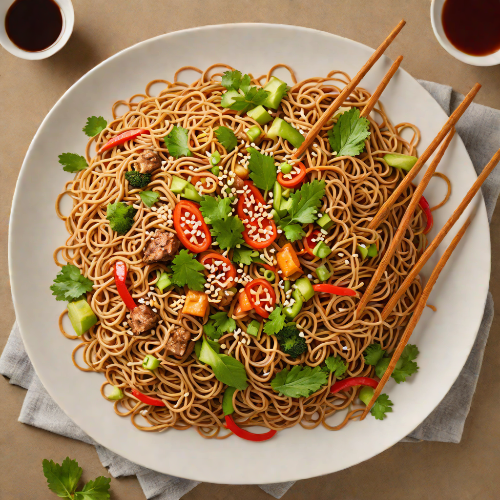 Spicy Soba Noodle Stir Fry