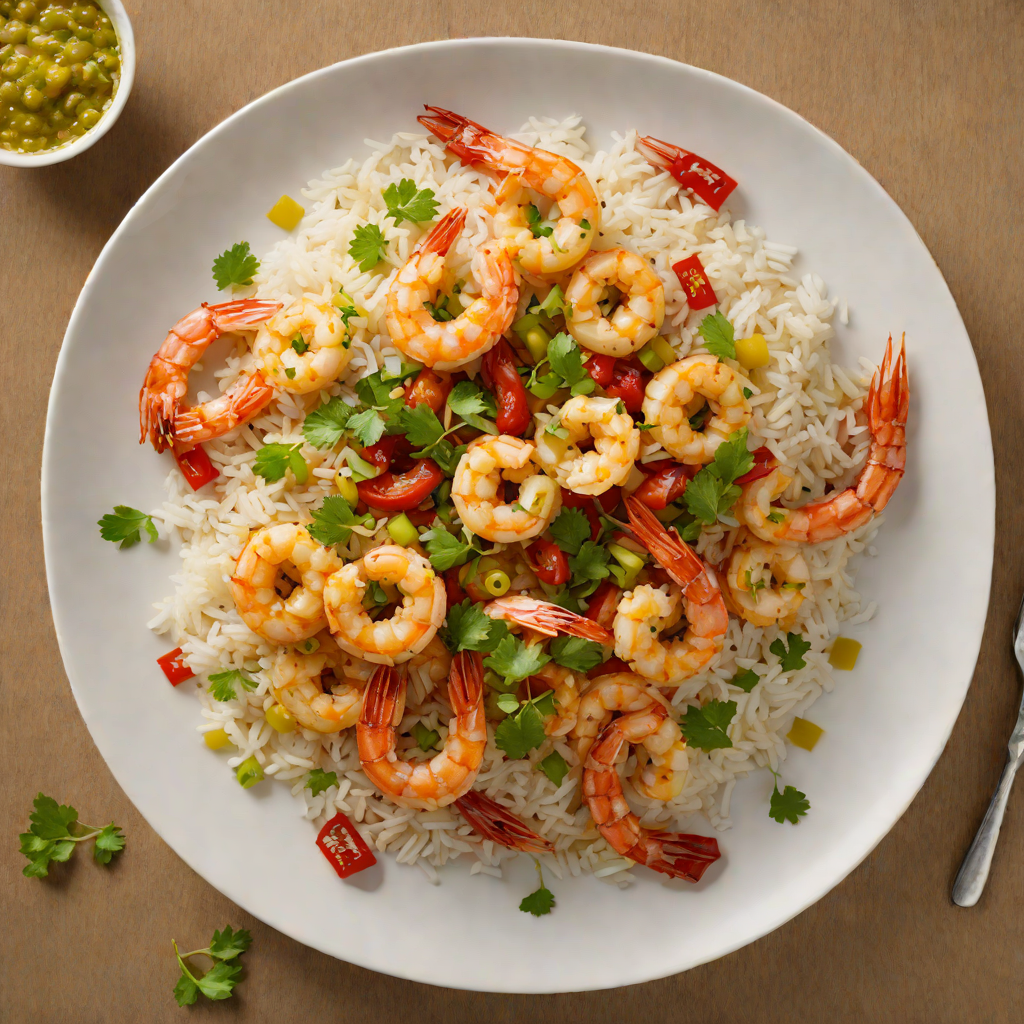 Sautéed Shrimp with Puerto Rican Sofrito and Coconut Rice