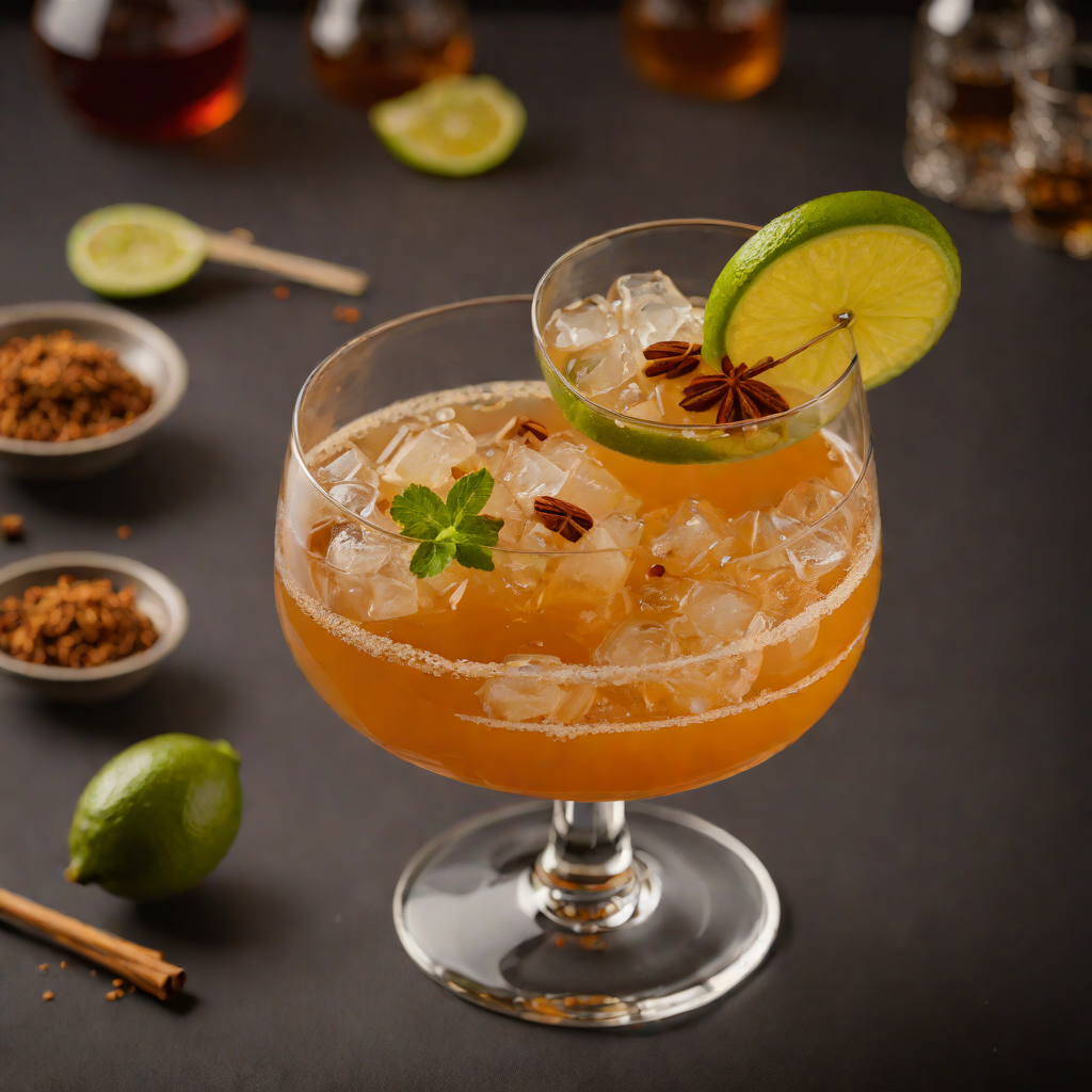 Asian Spice-Infused Bourbon Sour