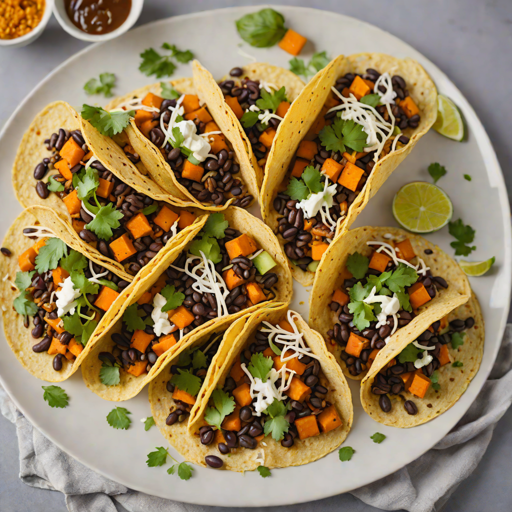 Latin-Spiced Black Bean and Sweet Potato Tacos