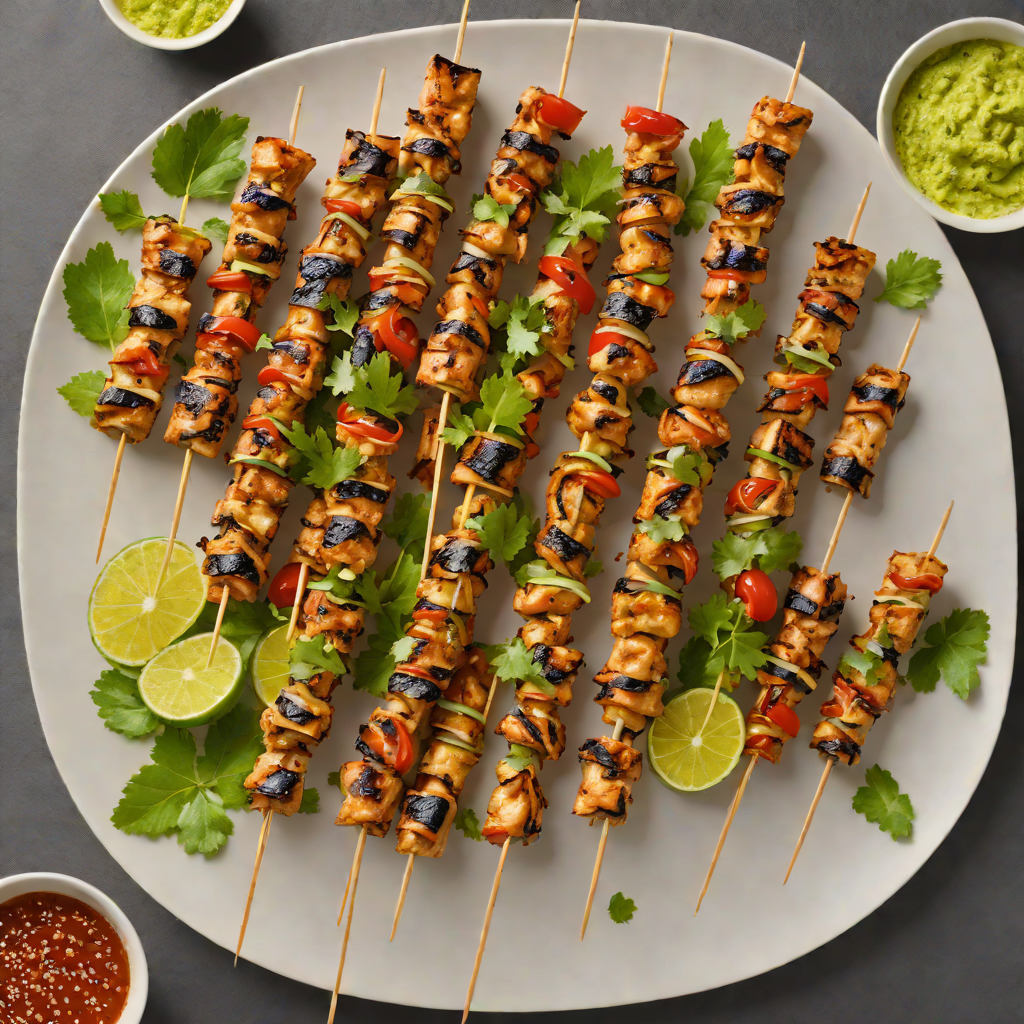 Grilled Baby Dragon-Inspired Spiced Chicken Skewers