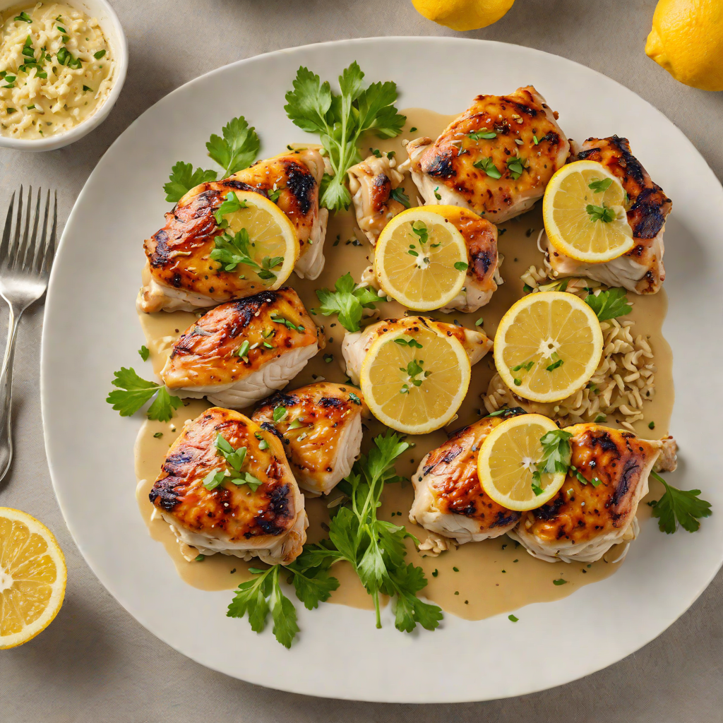 Pan-Seared Chicken Thighs with Lemon Garlic Pan Sauce