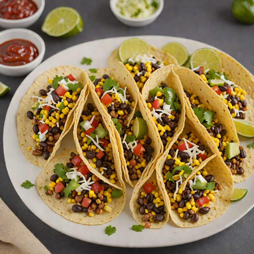 Southwest-Inspired Black Bean and Corn Tacos