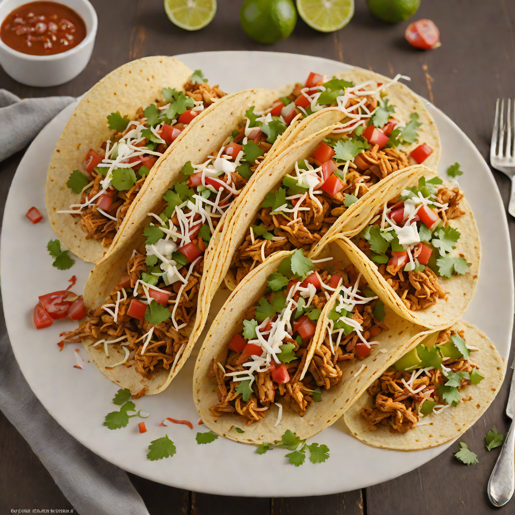Slow-Simmered Mexican Chipotle Chicken Tacos