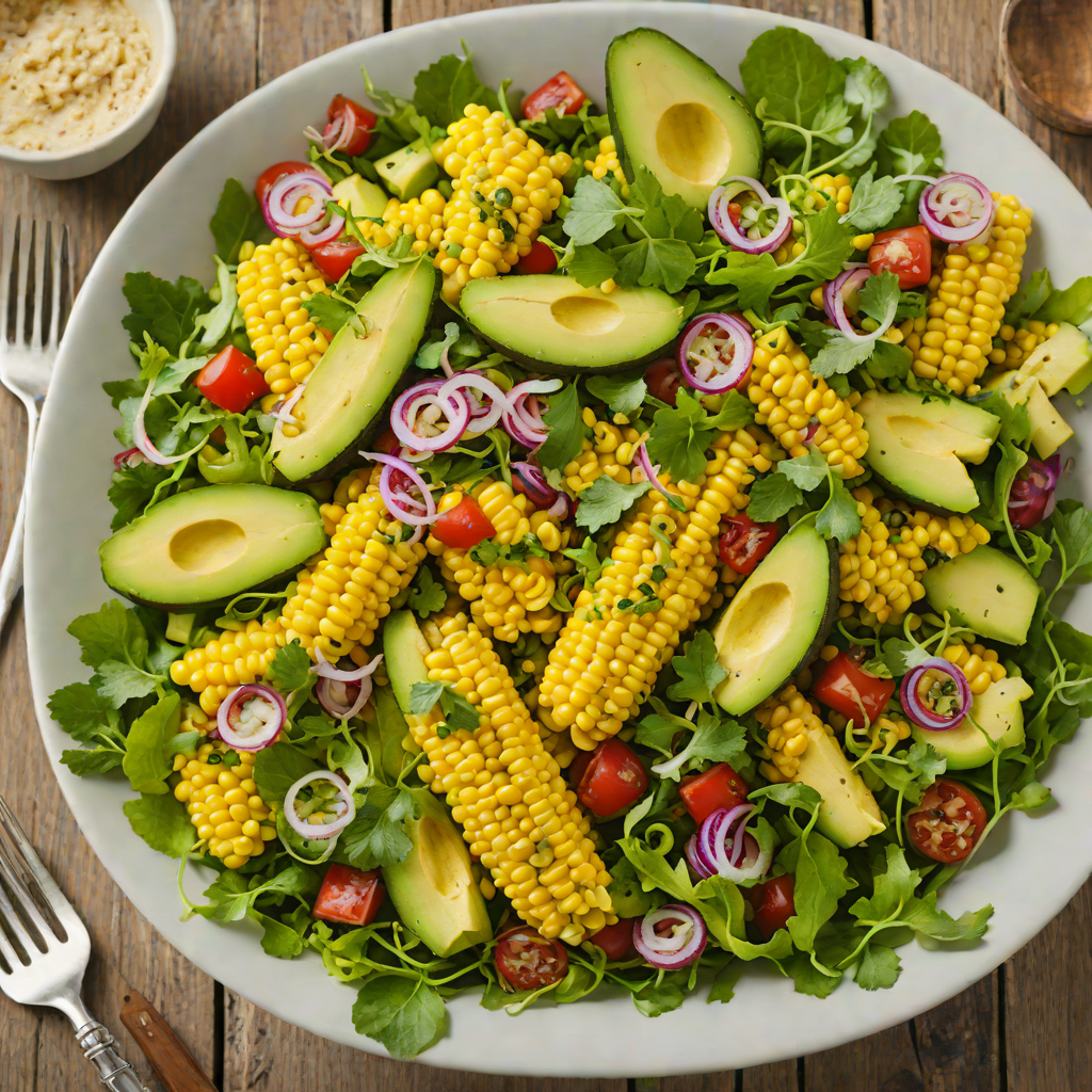 Street Corn and Avocado Salad