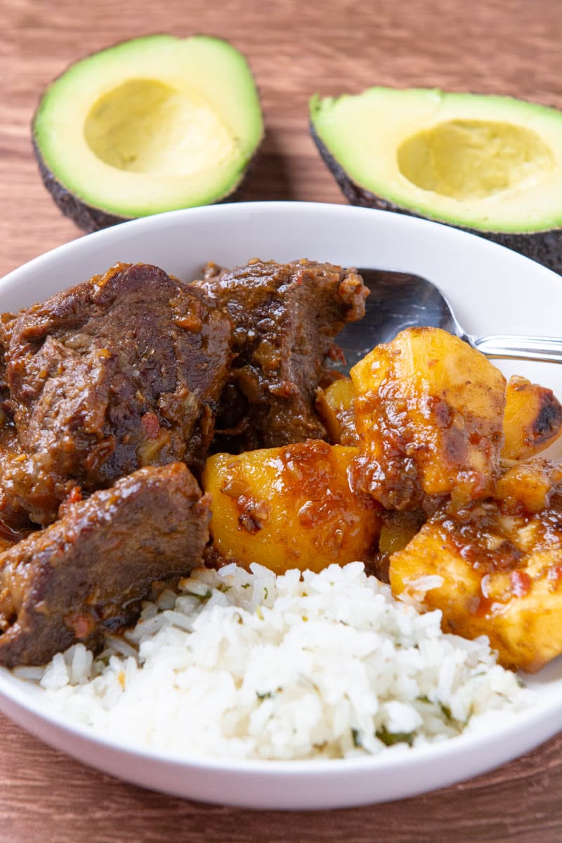 Spiced Dominican-Style Beef Stew with Cilantro