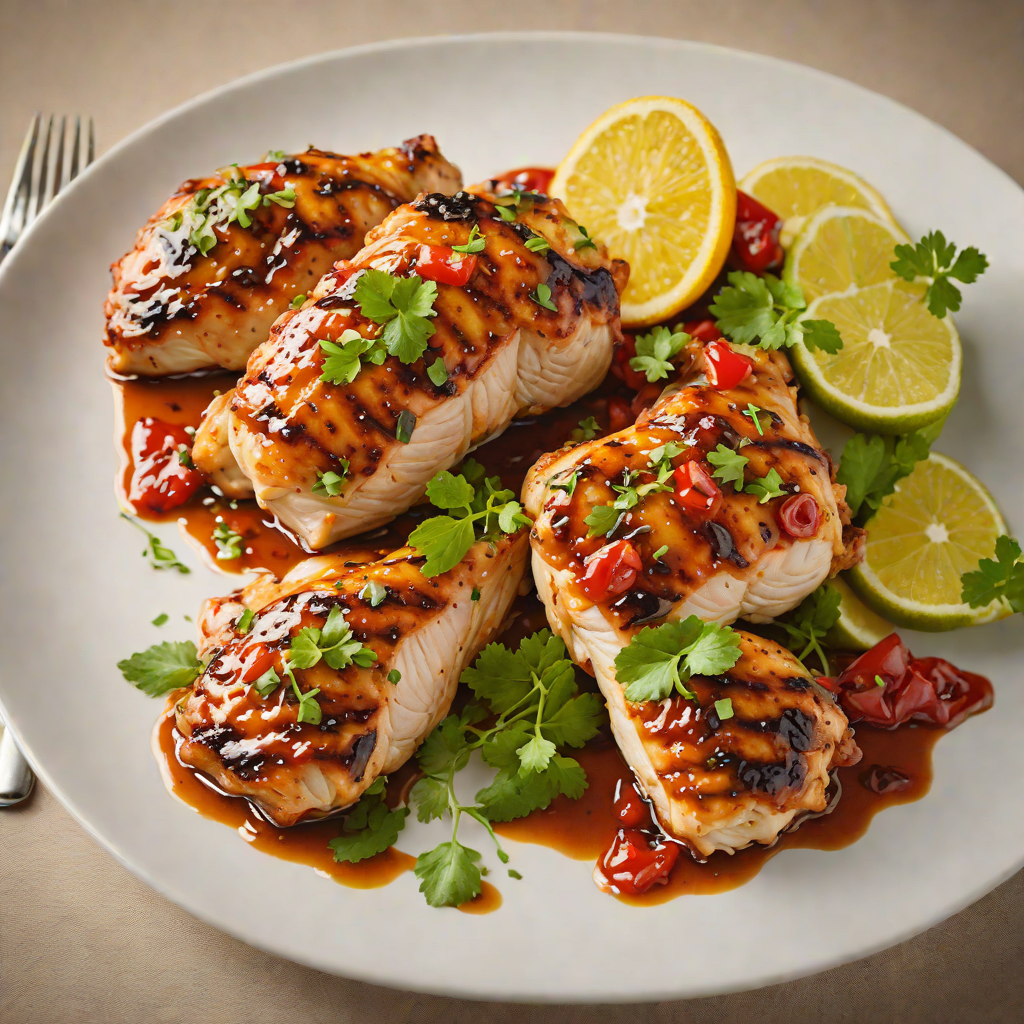 Citrus-Glazed Grilled Chicken with Puerto Rican Sofrito