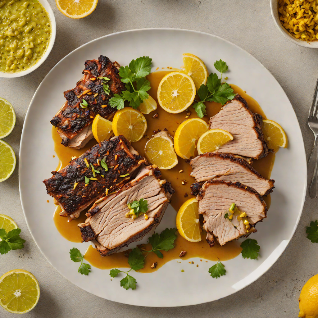 Slow-Roasted Caribbean Pork Shoulder with Citrus Mojo