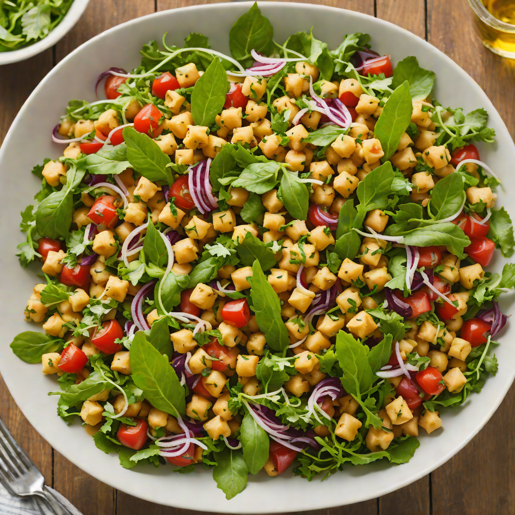 Mediterranean-Inspired Chickpea and Herb Salad