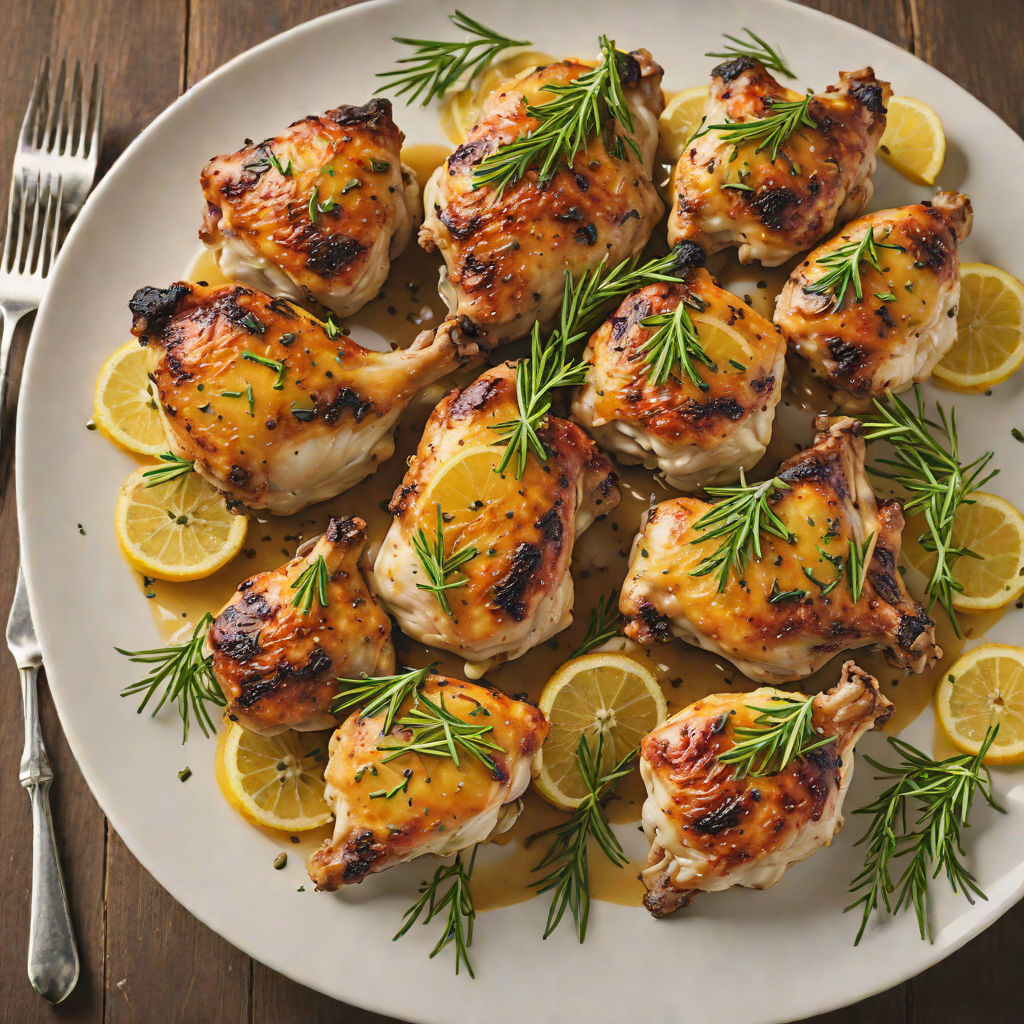 Oven-Roasted Chicken Thighs with Rosemary and Garlic